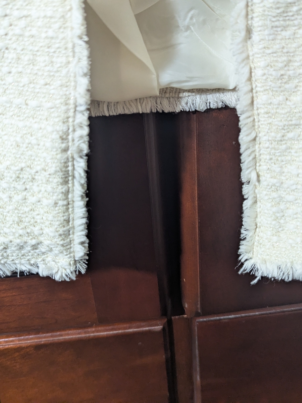 Ruby Rd. Cream Textured Open-Front Bouclé Jacket - Picture 2 of 7